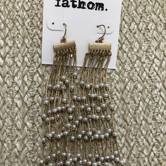 fathom. Beautiful Boho Dangle Earrings. - Picture 4 of 6